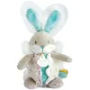 Image de Pantin attache sucette Doudou et Compagnie Lapin de sucre Bleu