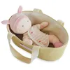 Image de Poupon De Doudou Rose Avec Couffin