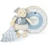 Image de Peluche Doudou et Compagnie Botanic Chien avec doudou Bleu