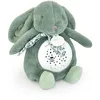 Image de Doudou et Compagnie Veilleuse Musicale Projection D'étoiles Lapin Doudou Vert Sauge - Doudou Et Compagnie