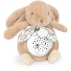 Image de Doudou et Compagnie Veilleuse Musicale Projection D'étoiles Lapin Doudou Beige Sable - Doudou Et Compagnie
