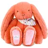 Image de Peluche Lapin Fleurette terracotta 35 cm