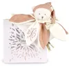 Image de Doudou et Compagnie Doudou plat pétales Ours Rose 25 cm