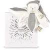 Image de Doudou plat pÃ©tales Ours Gris 25 cm