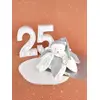 Image de Doudou 25 ans - OURS ARGENT - Pantin attache-sucette argent TU