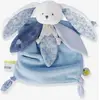 Image de Lapin doudou coeur océan 25 cm bleu TU