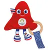 Image de Mascotte Doudou et Compagnie Hochet avec anneau bois