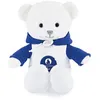 Image de Peluche Doudou et Compagnie Ours Paris 2024 Blanc sweat à capuche bleu