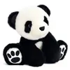 Image de Animal en peluche Doudou et Compagnie So Chic Panda Noir 25 cm