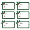 Image de Mes 12 petites etiquettes adhesives houx de noel