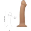 Image de Dildo semi réaliste double densité - Ventousé - Bendable   Taille L