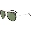 Image de Lunettes de soleil Vuarnet Edge 1614 Pilote Noir Mat/Argent Pure Grey