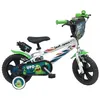 Image de Vélo enfant - Modèle 12'' Ufo pour enfant de taille 85 à 100 cm avec 1 frein, 2 stabilisateurs, carter, bidon arrière et garde boues