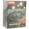 Image de Xanlite Guirlande Guinguette Led Noire, Compatible Ampoules E27, 5m Extensible