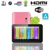 Image de Tablette Tactile Android 7 pouces 6.0 Quad Core 1.3Ghz Wifi Bluetooth 24Go Rose YONIS