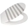 Image de Abattant Wc Thermo Dur Seauville Gris & Blanc - CharniÃ¨res Ps