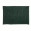 Image de Msv tapis de bain microfibre chenille 40x60cm vert foncé