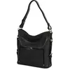 Image de Sac Ã  main Katana en Cuir de Vachette Collet VÃ©gÃ©tale 66813 - Noir