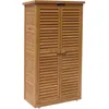Image de Armoire De Jardin Space - 87 X 46.5 X 160 Cm - Marron