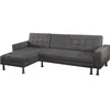Image de CanapÃ© d'angle convertible et rÃ©versible "Theo"- 4 places - Gris