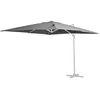 Image de Habitat et jardin Toile Pour Parasol Jardin D?Port? 'sun 4' - 3 X 4 M - Gris