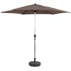 Image de Habitat et jardin Parasol Jardin Droit Alu "Sol" - Rond - Ø 3m - Taupe - Avec Pied À Lester