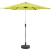 Image de Parasol Jardin Droit Alu Sol - Rond - Ø 3m - Vert - Avec Pied Lesté