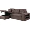 Image de CanapÃ© d'angle convertible/rÃ©versible Axel - 3 places - Taupe