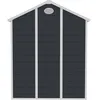 Image de Abri De Jardin RÃ©sine "Texas" - 5.23 MÂ² - Plancher Et Kit D'ancrage Inclus - Anthracite
