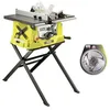 Image de Ryobi Pack RYOBI scie sur table électrique 1800W 254mm piètement rétractable RTS1800S - lame carbure pour scies à coupe d'onglets 254mm SB254T48A1