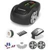 Image de Greenworks Pack robot tondeuse Optimow 5 GREENWORKS - pour 550m2 - avec garage et accessoires
