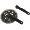 Image de Pedalier Vtt P2r 7-8v. Noir 150mm 42-32-22 Avec Pare-Chaine