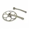 Image de Pedalier City P2r Acier Chrome 170mm Plateau 46d. Chaine 3.30 (Boitier 127mm)