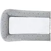 Image de Matelas A Langer Pvc 2 Ãponges - Gris Impr Etoiles - 42x70cm
