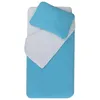Image de Domiva Parure Housse De Couette + Taie D'oreiller 100x140cm / 40x60 Cm Turquoise / Light Blue - Domiva