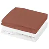 Image de Lot 1 alese + 1 drap housse - 60 x 120 cm - Blanc / Tomette