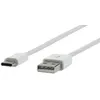 Image de Mobilis - Câble USB - 24 pin USB-C (M) pour USB (M) - USB 2.0 - 95 cm - blanc