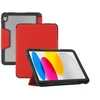 Image de Mobilis - Étui à rabat pour tablette - robuste - avec un dos transparent et des coins renforcés - rouge - 11" - pour Apple 10.9-inch iPad Wi-Fi, Wi-Fi + Cellular; iPad A16 Wi-Fi, A16 Wi-Fi + Cellular