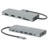 Image de Mobilis - Station d'accueil - pour tablette, smartphone - USB-C 3.1 - HDMI, 2 x DP - 1GbE