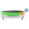 Image de Coussin De Protection Des Ressorts Pour Trampoline, RÃ©versible Orange / Vert Pomme : Ã 6ft - Orange / Vert Pomme
