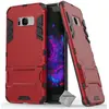 Image de Housse etui coque rigide anti choc pour Samsung G955F Galaxy S8 Plus avec film ecran - ROUGE