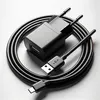 Image de Chargeur secteur et câble USB charge et synchronisation pour liseuse Kobo Clara HD - 100 cm - Straße Tech ®