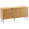 Image de Buffet en bois 3 portes 150cm STINNA