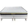 Image de Ensemble double sommier 90x200 + matelas SOFT 180x200
