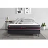 Image de Pack matelas REGEN 160x200 + sommier noir + Couette + 2 oreillers