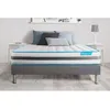 Image de Ensemble 160x200 matelas BodyFlex ressorts ensaches et memoire de forme + sommier kit gris