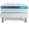 Image de Bodycare Ensemble 90x200 Matelas Bodyfit A Memoire De Forme + Sommier Kit Blanc
