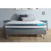 Image de Bodycare Ensemble 140x190 Matelas Bodyform A Memoire De Forme 3 Zones + Sommier Kit Gris