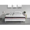 Image de Pack prÃªt a dormir 160x200 matelas FORM + sommier kit blanc + 2 oreillers memoire de forme 60x40cm + Couette Percale 260x240cm