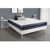 Image de Ensemble matelas Ressorts ensaches+Memoire de forme ACTIFLEX MORPHO 160x200 Maxi epaisseur 5zones confort + sommier KIT blanc